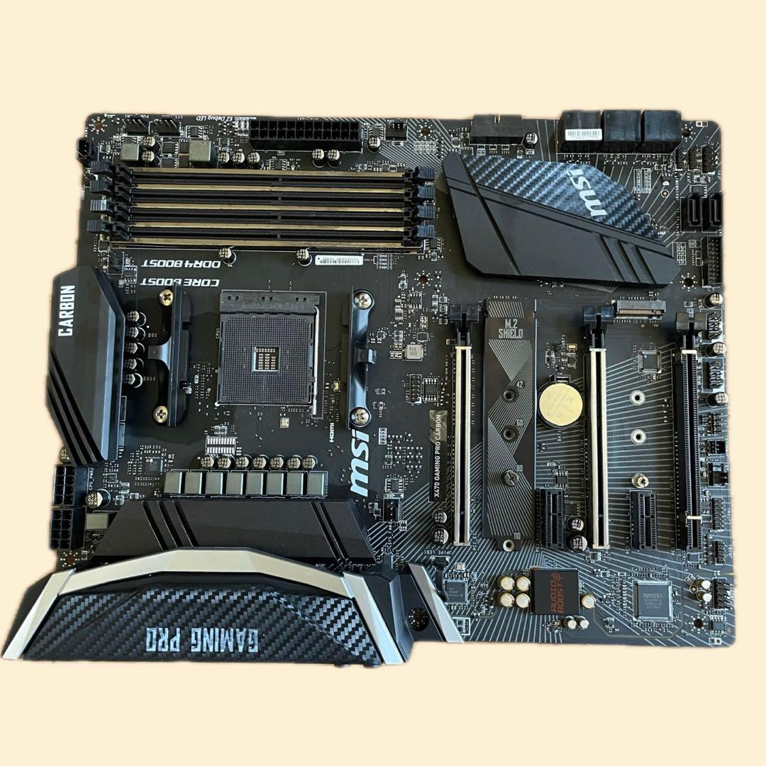 マザーボード MSI X470 GAMING PRO CARBON + DDR4 32GB