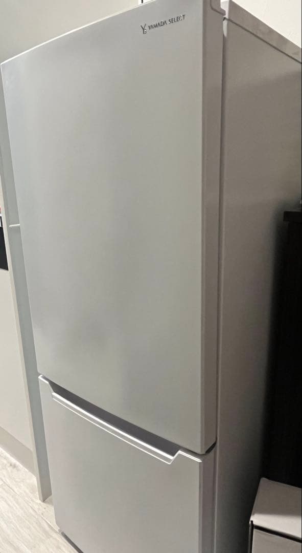 YAMADA SELECT 2ドア冷蔵庫 シルバー
