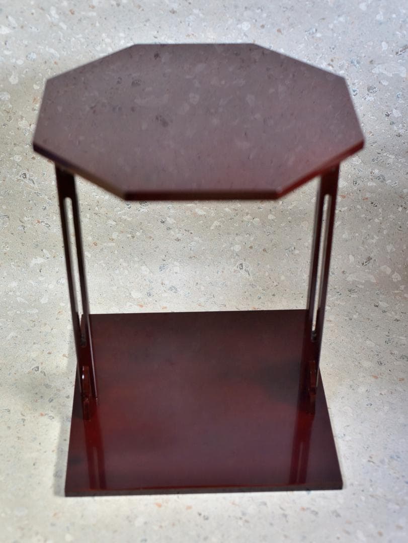 塗師表寛作　寿棚組立式【極上品】飾り棚　お茶道具／共箱