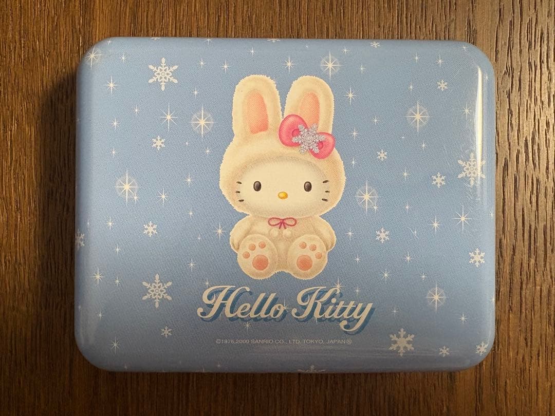 レア♡サンリオ♡キティ 北海道限定 雪うさぎ 缶入りメモ 2000年