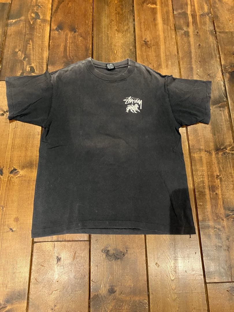 80's OLD Stussy ブラック Tシャツ Lサイズ