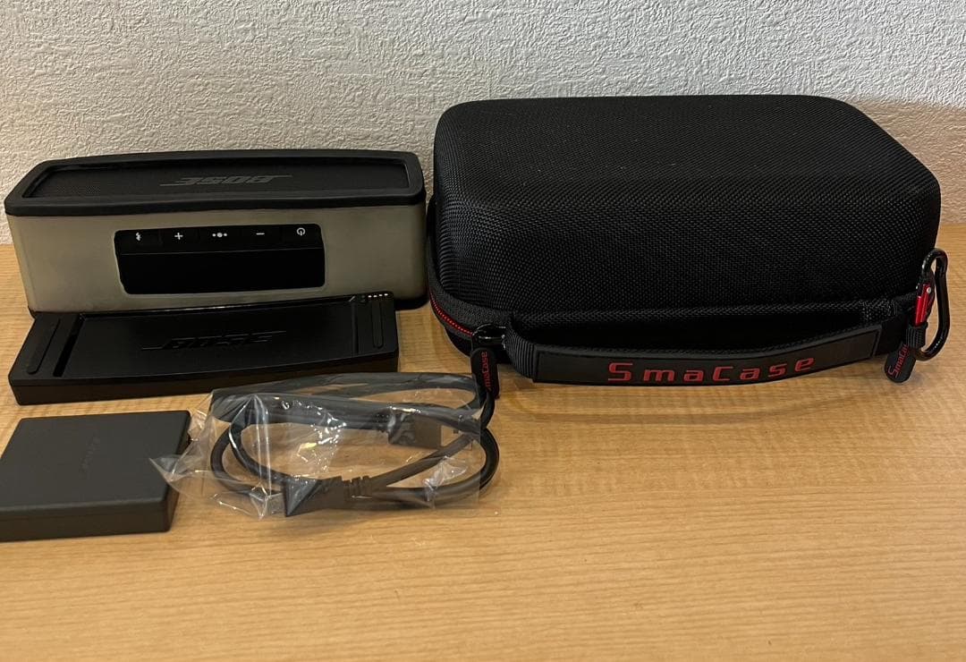 ボウズサウンドリンクミニ2スピーカー　収納ケース付