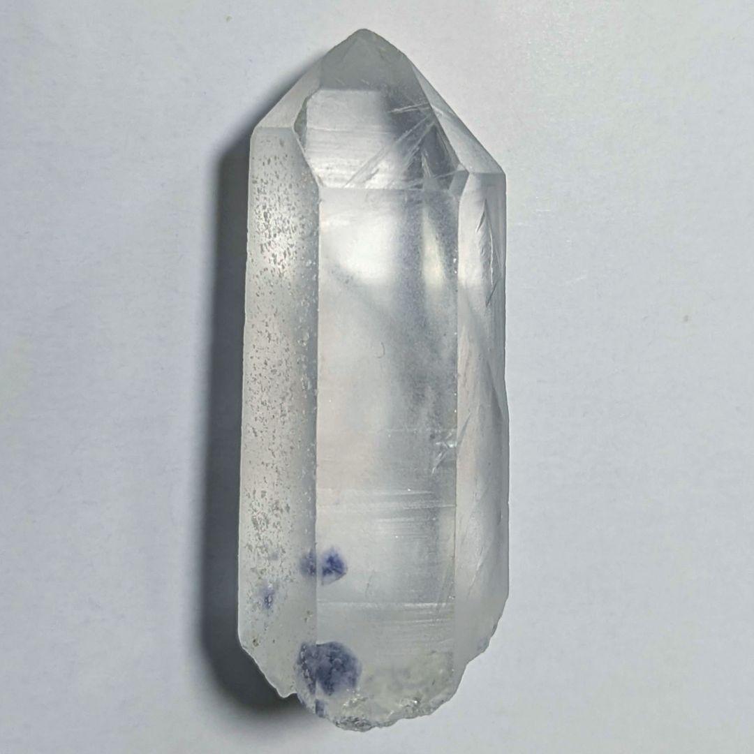 希少☆ブルーフローライト in クォーツ 原石 蛍石入り水晶