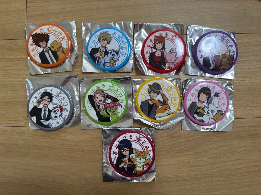 デジモンアドベンチャーtri. 缶バッジ 通常版 全9種 太一 ヤマト ヒカリ