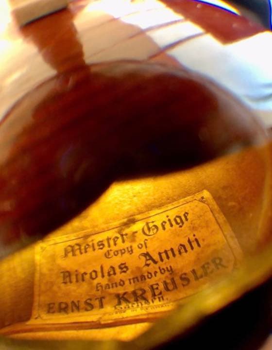 Ernst Kreusler Meister Geige Amati バイオリン