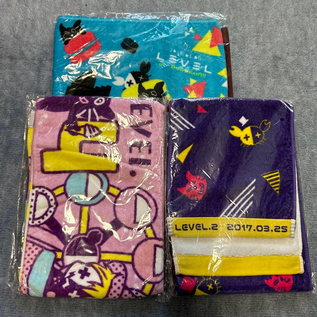 キヨ、レトルトのイベントlevelシリーズタオル