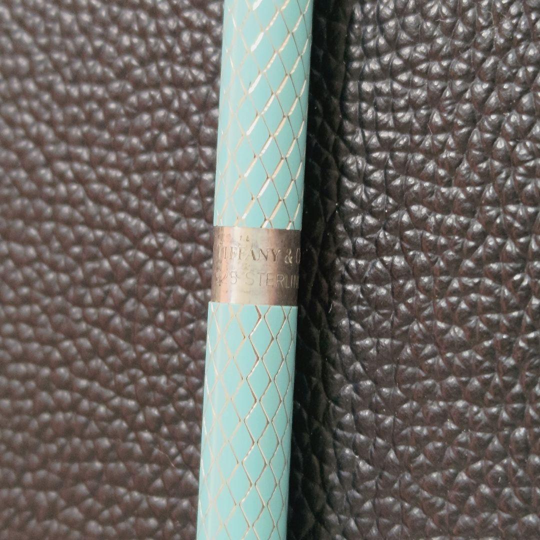 希少 ティファニー ボールペン ダイヤモンドテクスチャー SV925