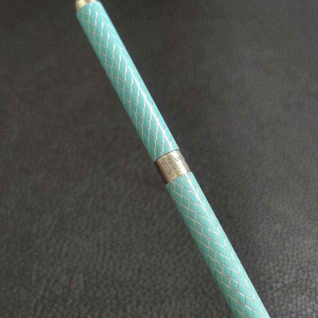 希少 ティファニー ボールペン ダイヤモンドテクスチャー SV925