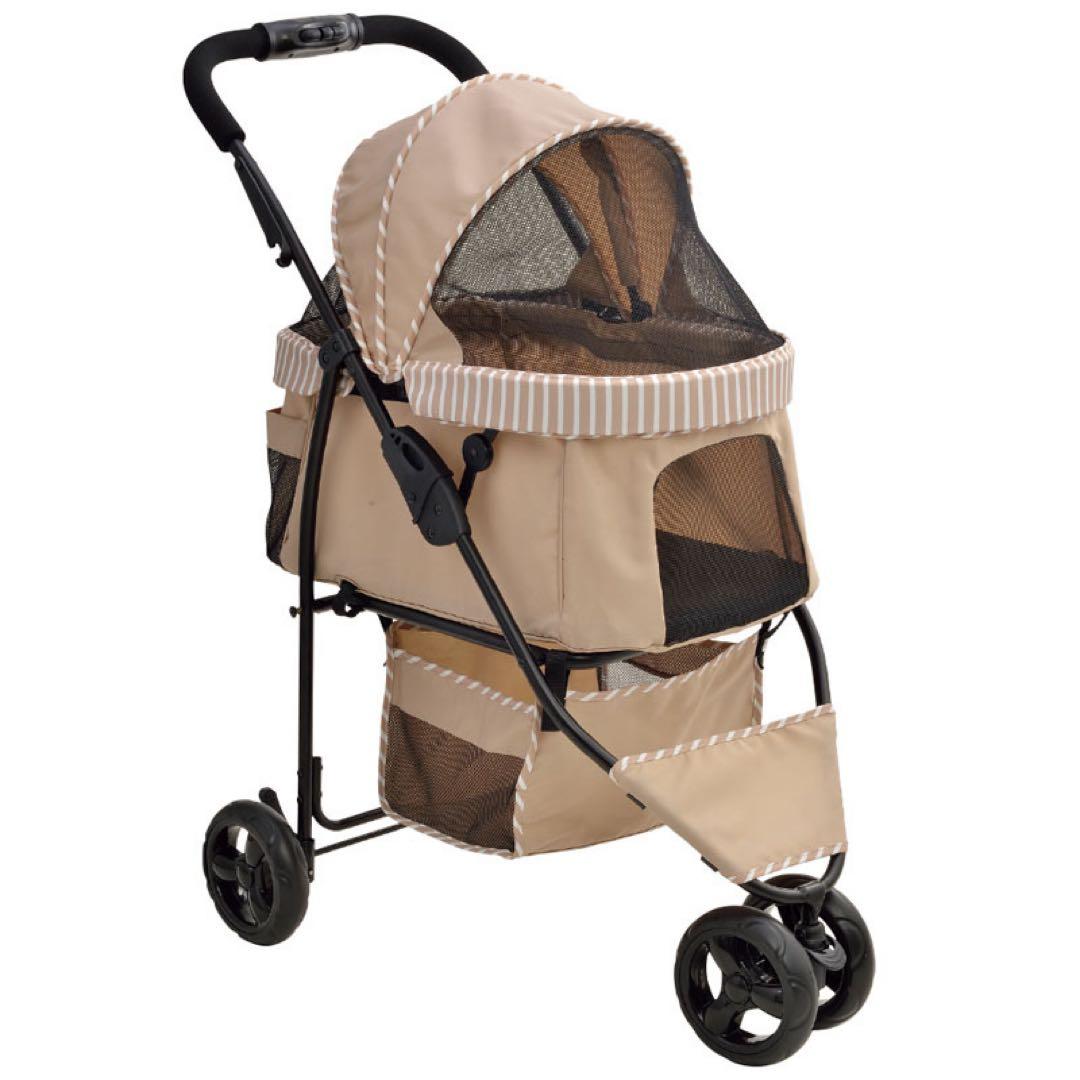 【折りたたみ式】GEX わんわんカート スマートハンディ Safety 説明書付