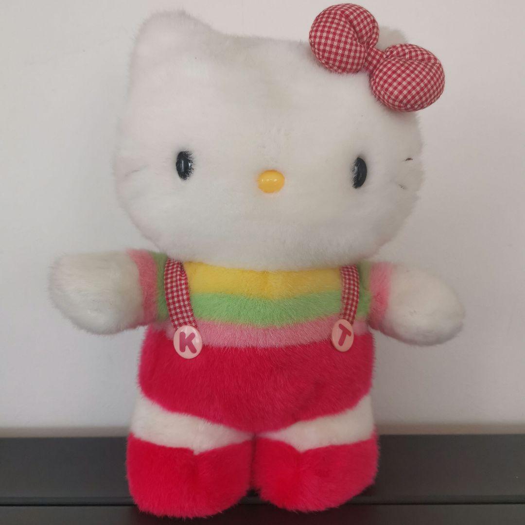 レア☆キティ ぬいぐるみ スタンディング 年代物 レトロ ふわふわ☆