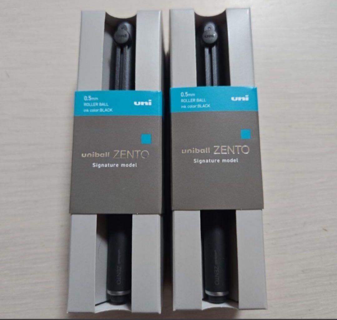 ユニボールゼント uniball ZENTO シグニチャーモデル ブラック　2本