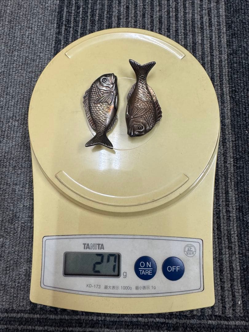 双魚 純銀 置物？