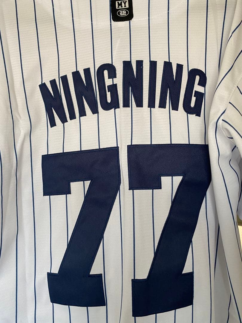 aespa ニンニン ベースボールユニフォーム Tシャツ