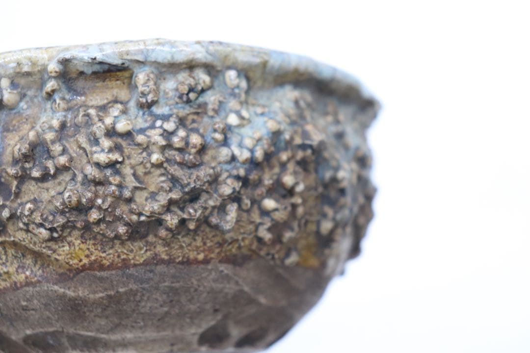 古相馬焼　建水　茶道具　送料込み250510