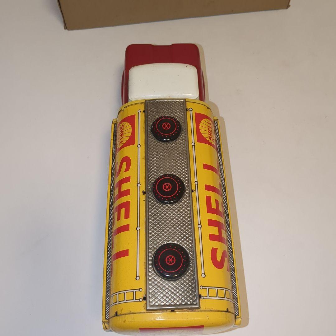 s*9様 SHELL ガソリン トラック フリクション式　ブリキ