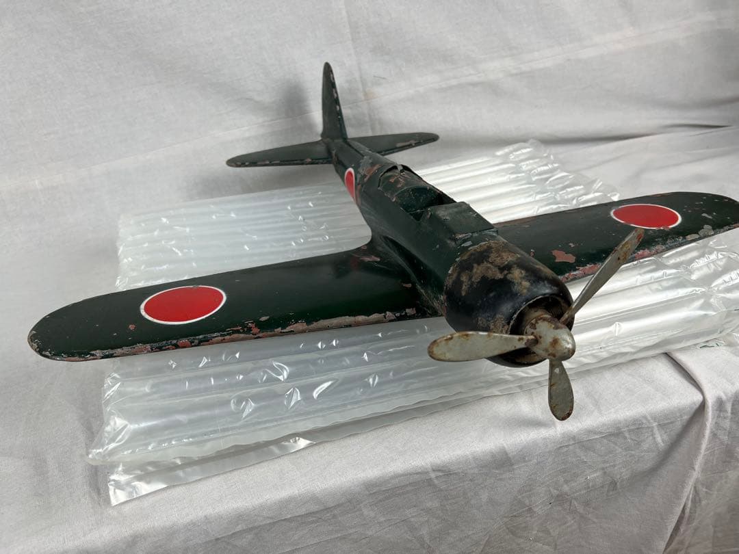 特大★逸品★珍品★古い一体物ブリキの零戦★used★一期一会★難あり