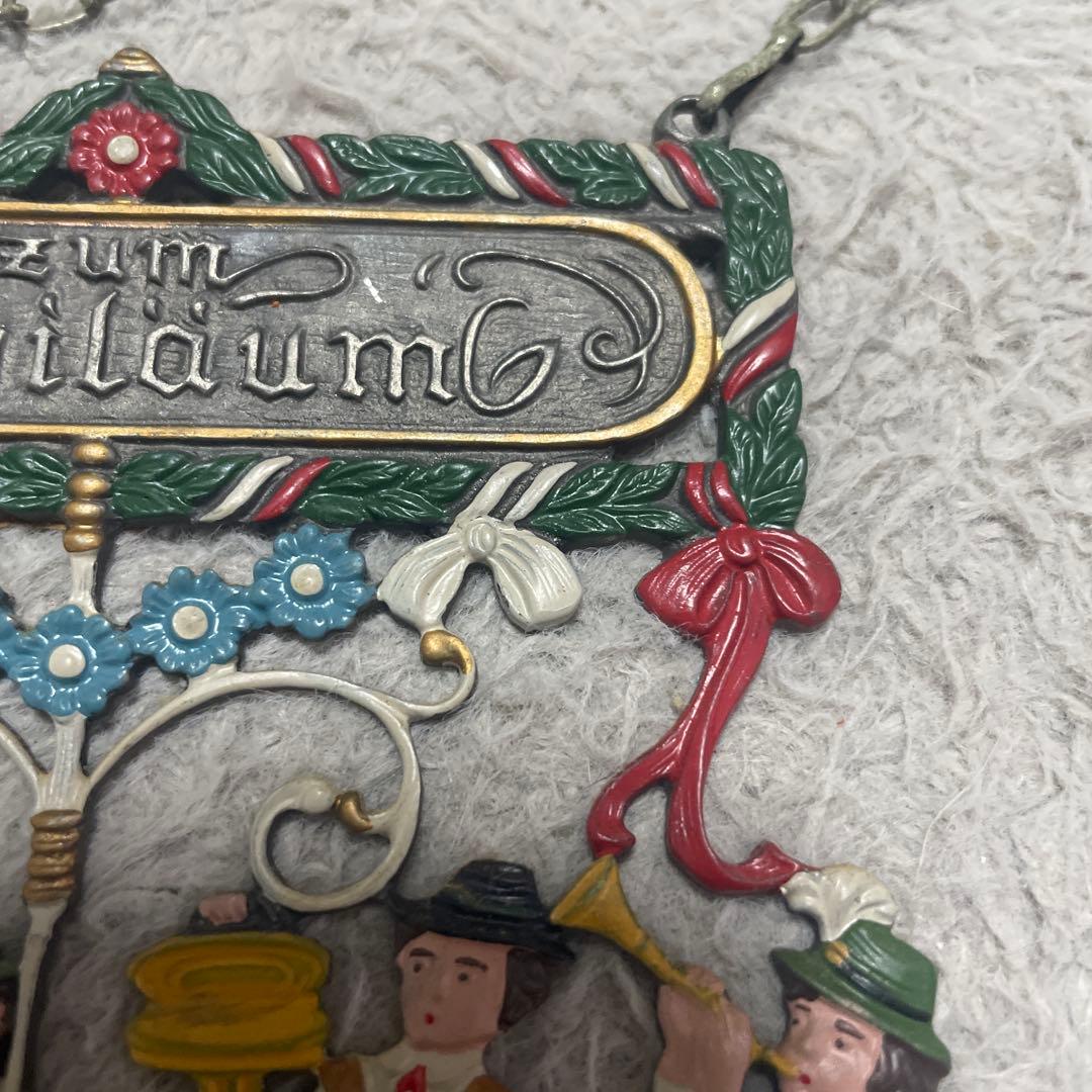 ドイツ kuhn キューン社 壁飾り　アンティーク zum Jubiläum