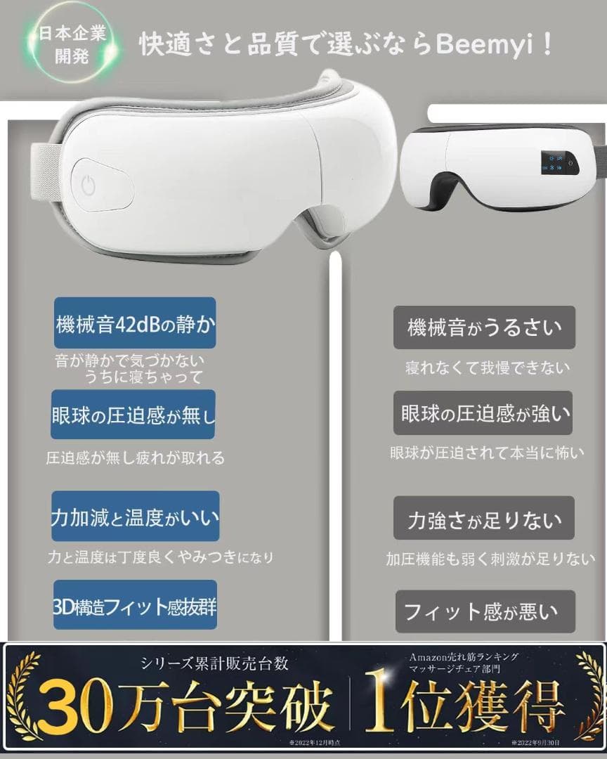 アイウォーマー 目元エステ アイケア Bluetooth 音楽 ホットアイマスク