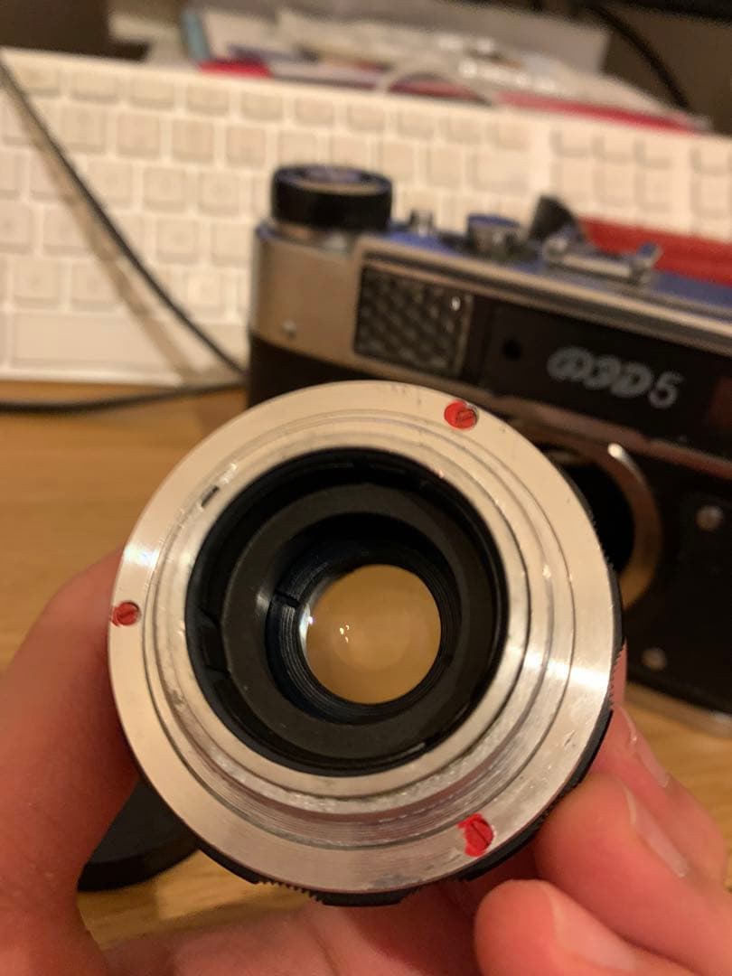 フィルムカメラ Fed5 & Industar-61