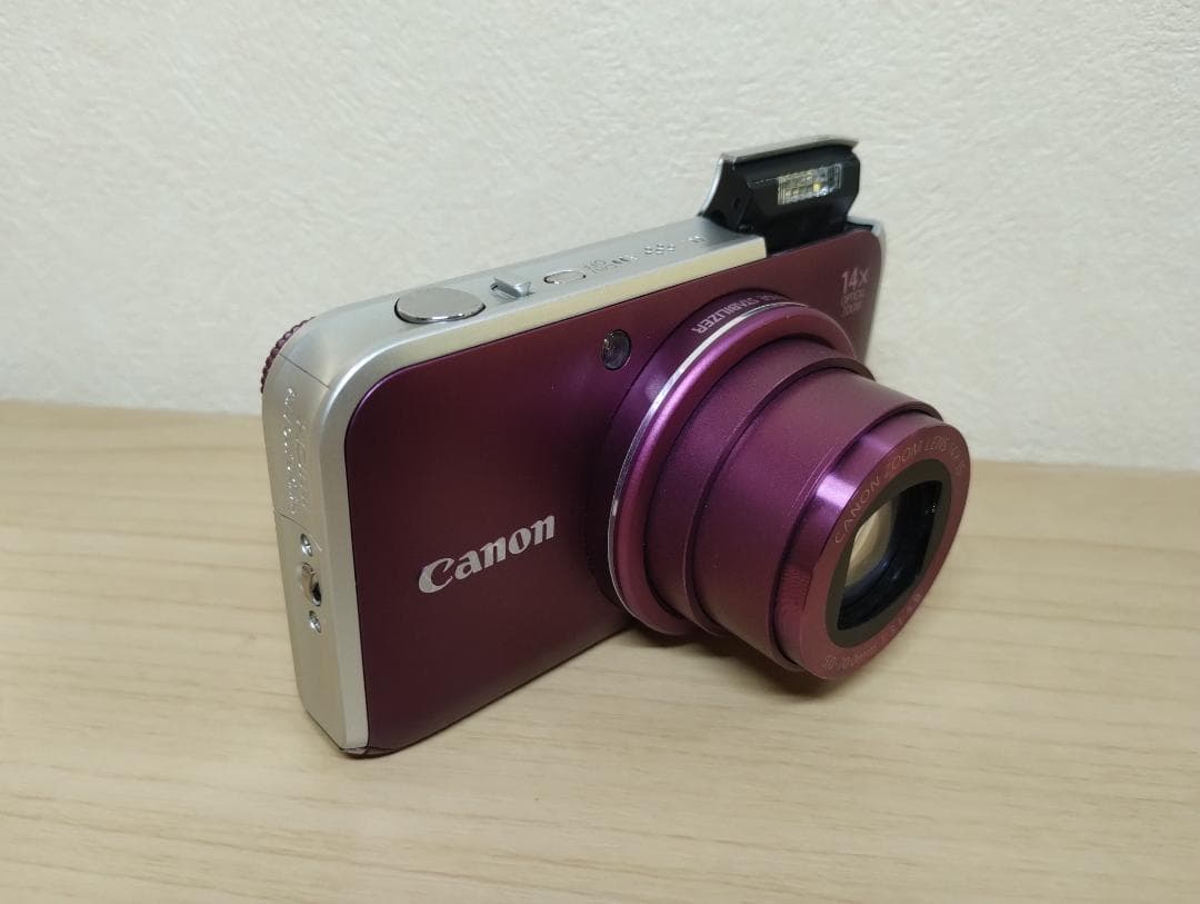 Canon PowerShot SX210 IS キャノン パープル デジカメ