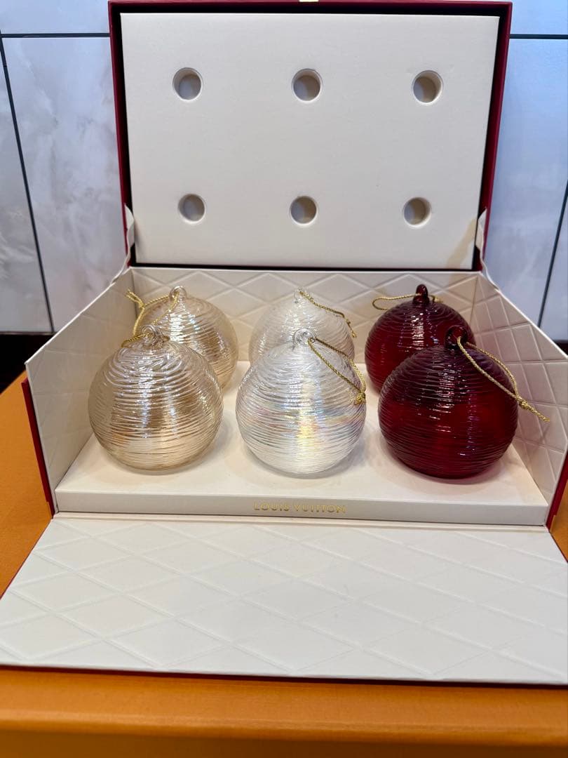 LOUIS VUITTON/箱付き クリスマス オーナメント6個/非売品