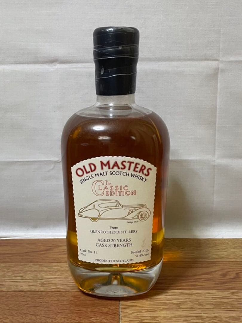 オールドマスターズ グレンロセス20年1996 バーボンカスク 限定品