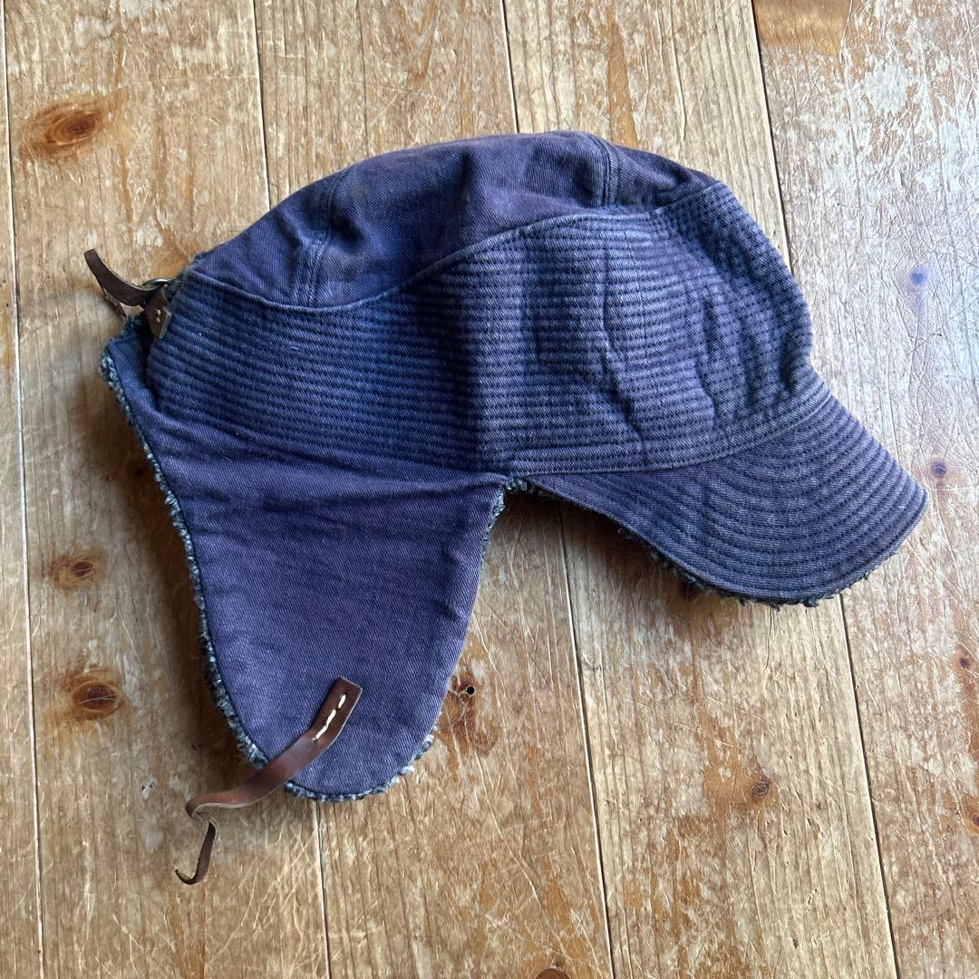 KAPITAL ヴィンテージ加工 コーデュロイ × ボア ポストマン