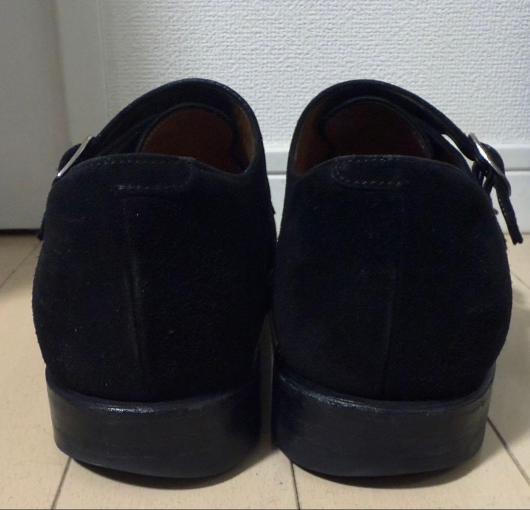 B*n様 【最終値下】ジャランスリワヤ 黒 スエード ダブルモンクストラップ 7