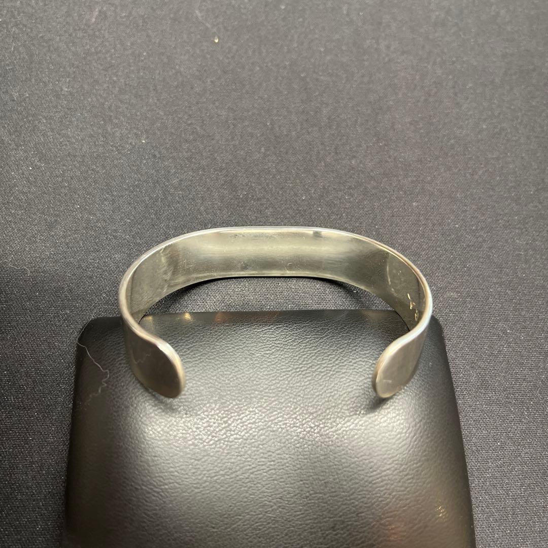 【美品】TADY&KING 平打ちバングル18K ロングホーン S