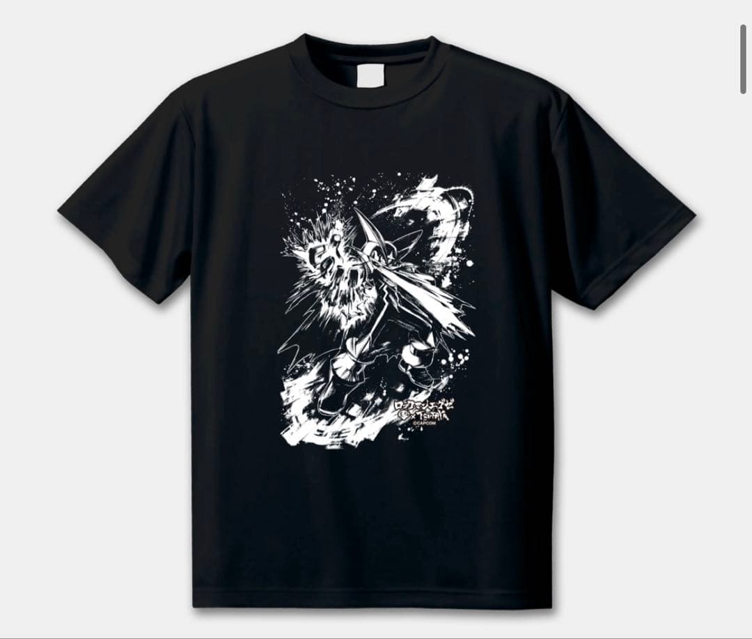 【未開封】ロックマンエグゼ ×墨絵SHOP 墨絵Tシャツ フォルテ XL
