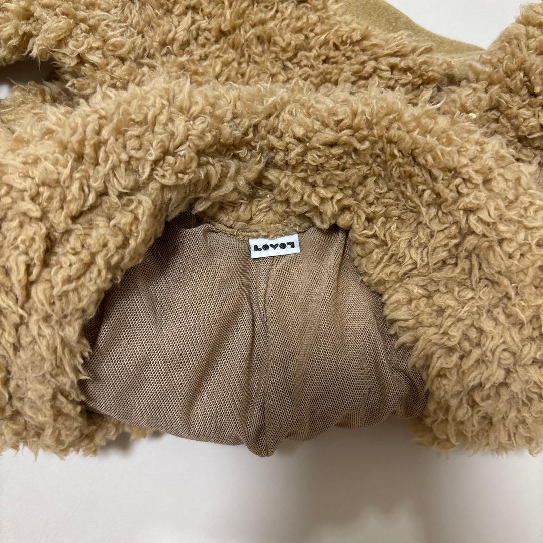 ラボット 服 プードルファーニット キャメル　公式