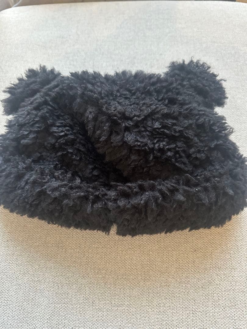帽子 Basics bear beanie Black M