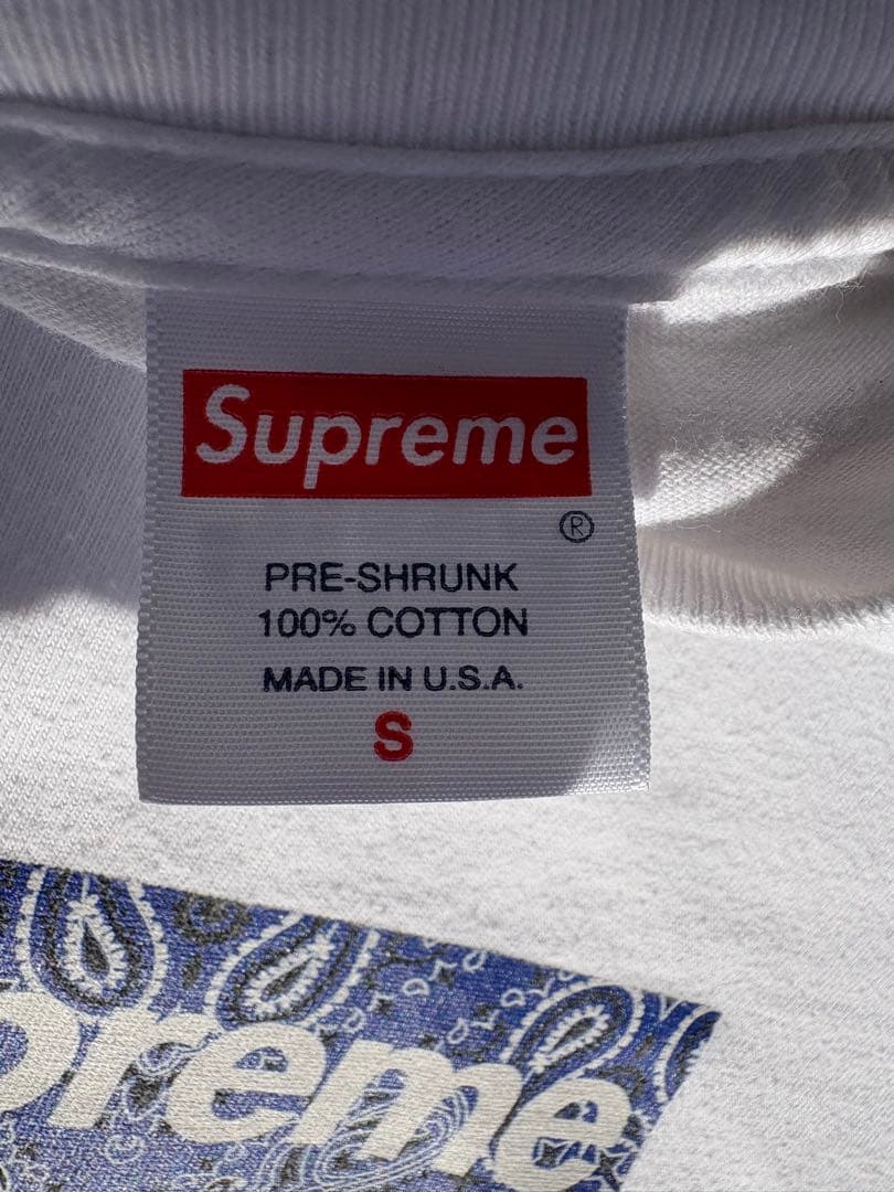 Supreme Bandana Box Logo Tee Sサイズ19aw