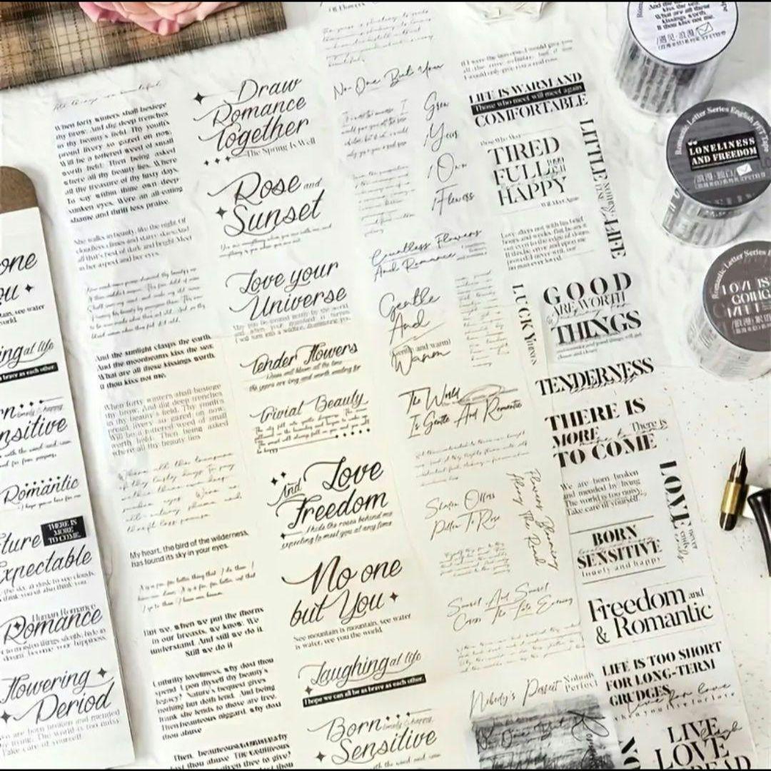 コラージュ　PETテープ　箱入りステッカー10点