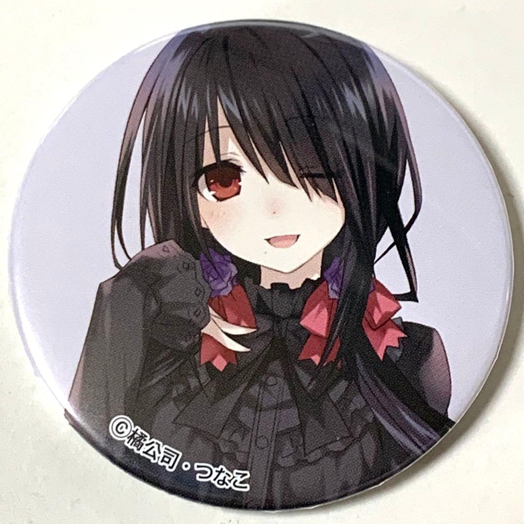 デート・ア・ライブ 時崎狂三 原作版 缶バッジ　つなこ ピンバッジ