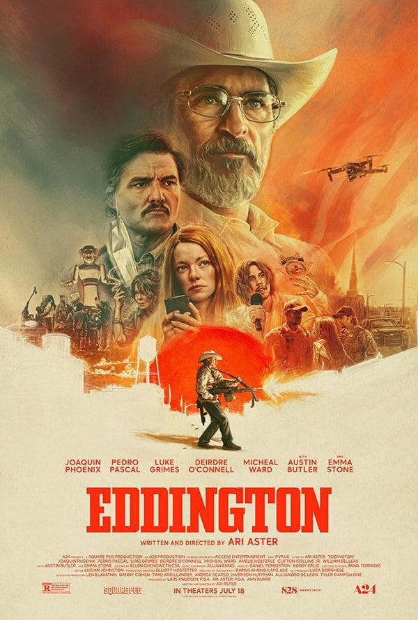 A24 EDDINGTON エディントンへようこそ 映画館用ポスター両面印刷
