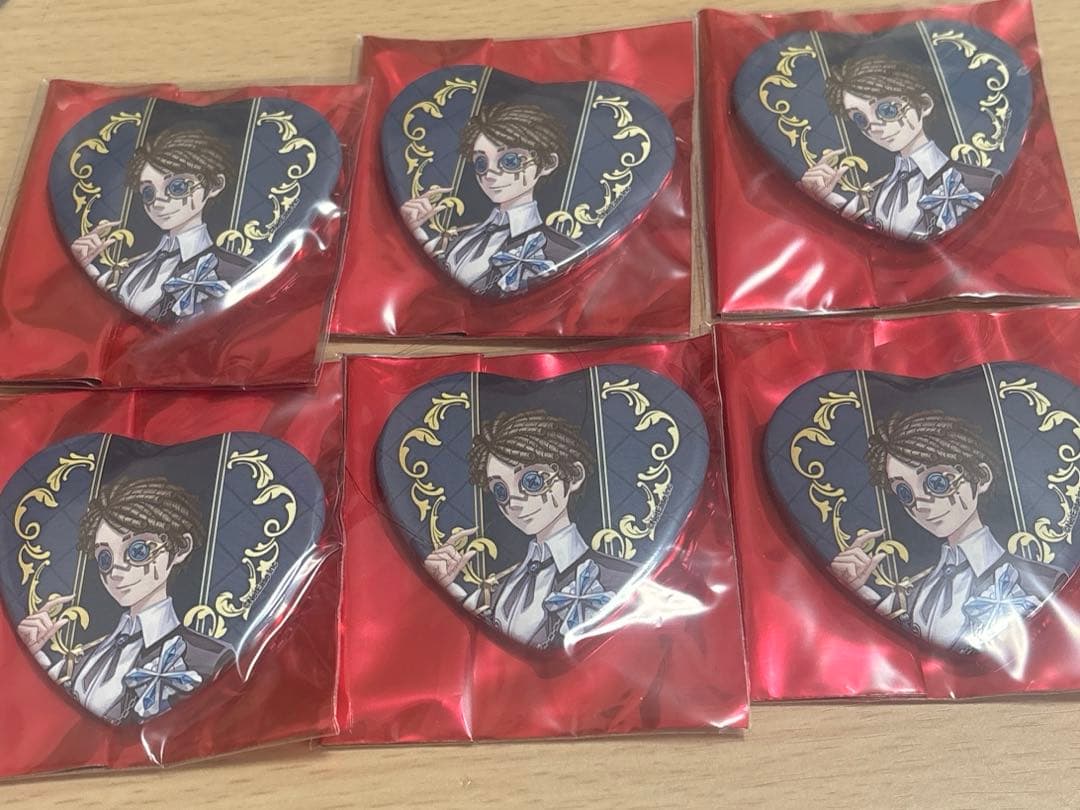 academy Cafe スイパラ 第五人格 ハート缶バッジ 占い師 イライ