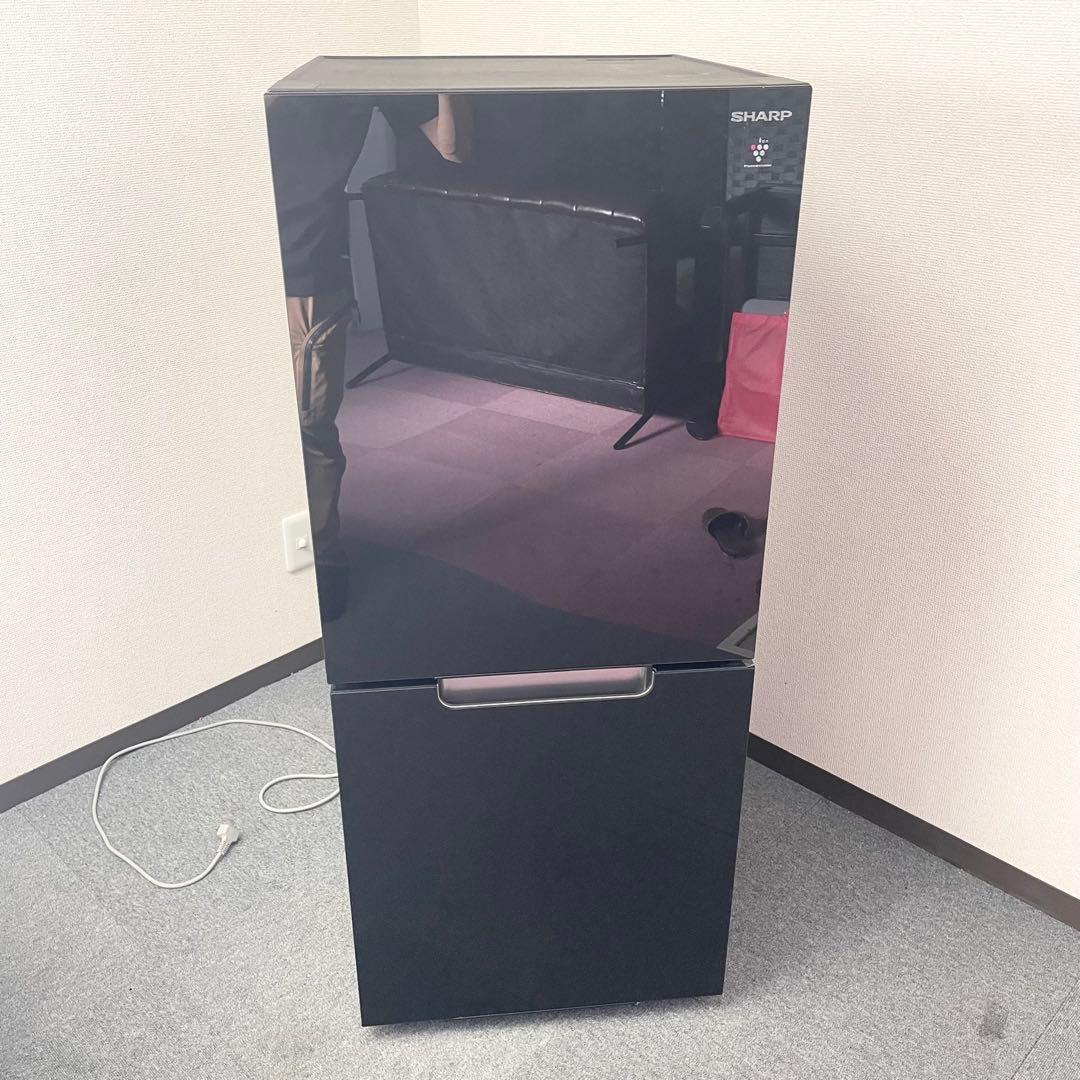 2ドア(つけかえ可能)冷蔵庫 SHARP SJ-GD15J-B 2022年製