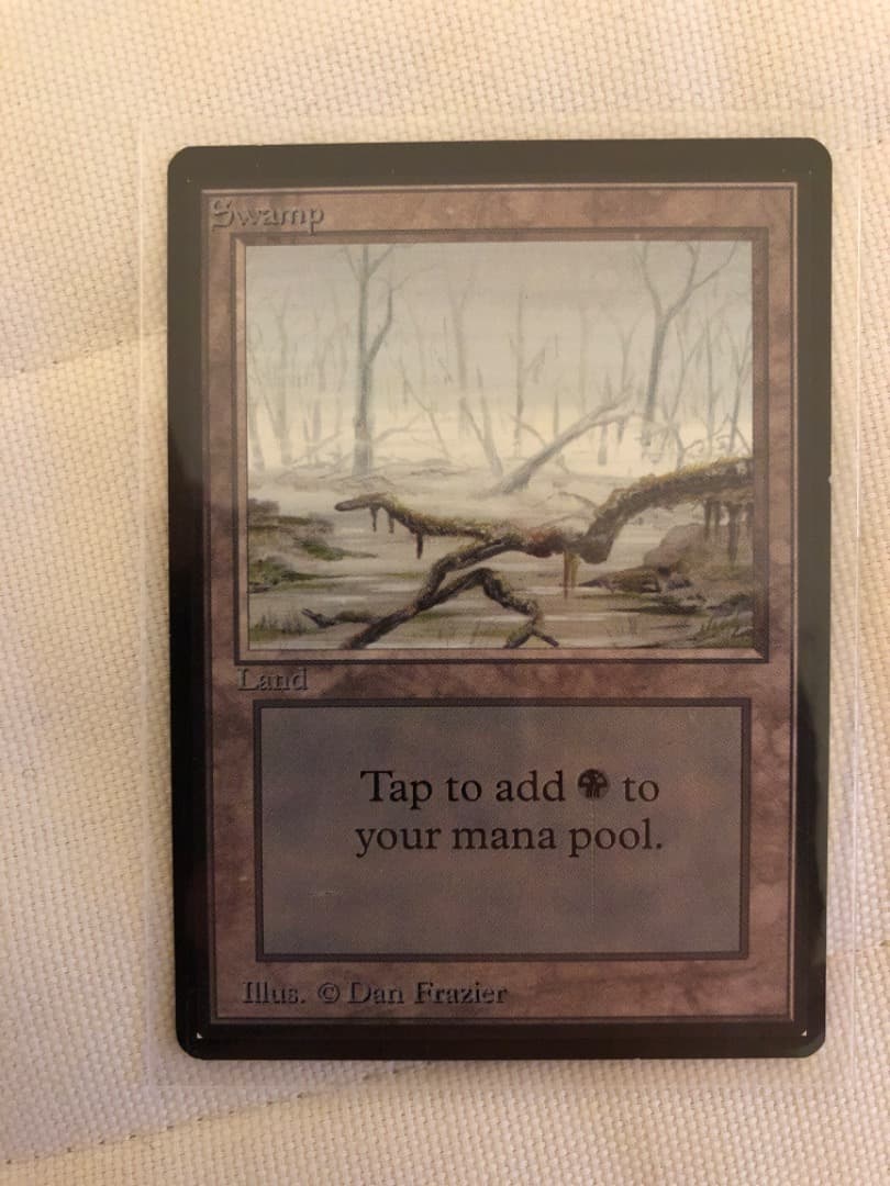 MTG 《沼/Swamp》β