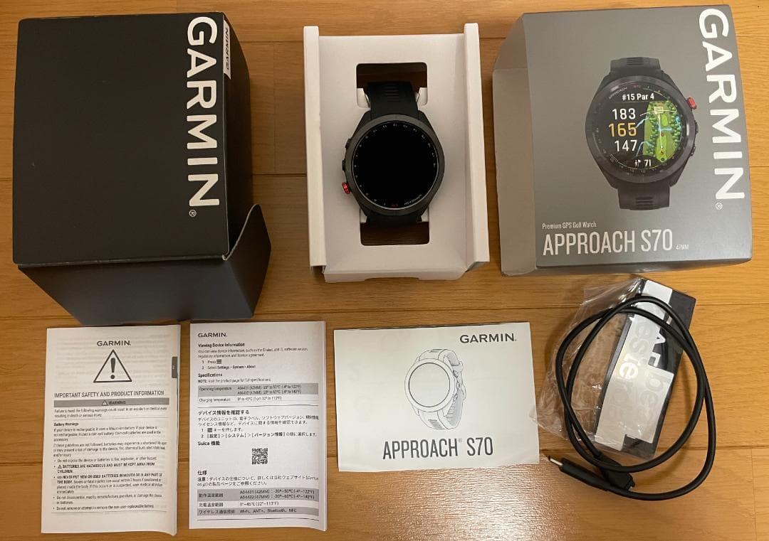 ☆　GARMIN APPROACH S70 47mm GPSゴルフウォッチ　☆