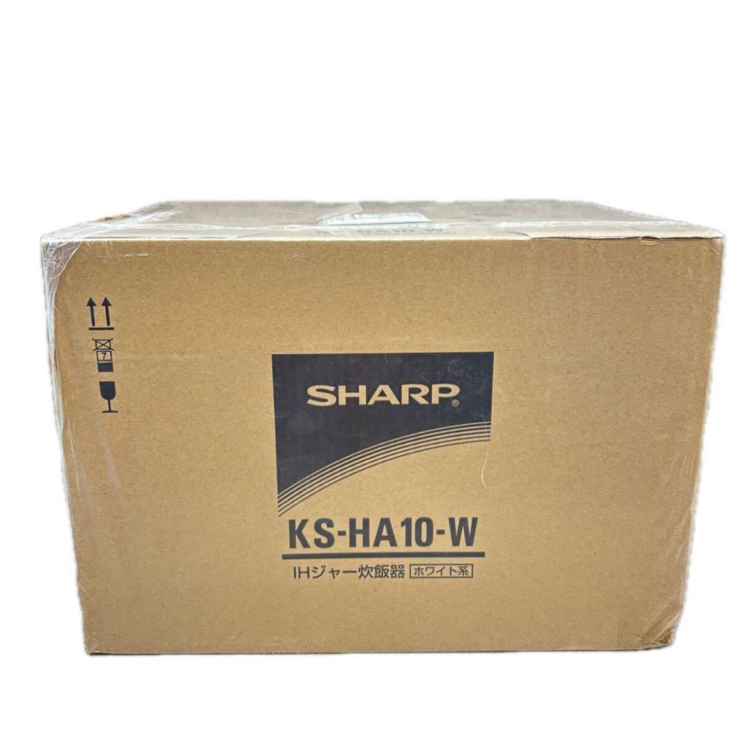 D4086★未開封品　 SHARP KS-HA10-W 炊飯器 ホワイト系