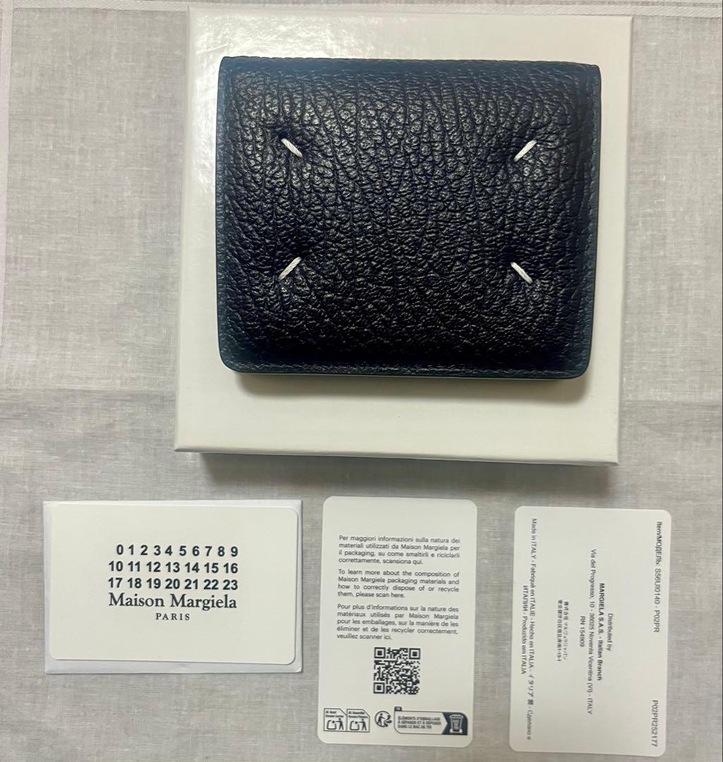1/18までセール✨メゾンマルジェラ 4ステッチ二つ折り財布 クレピュスクル