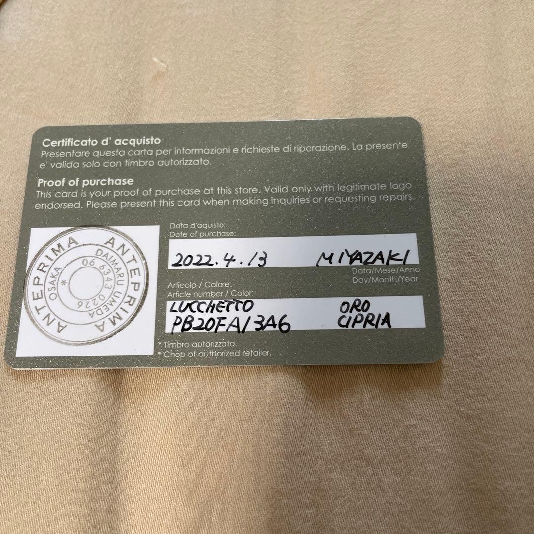 【人気色・価格調整】アンテプリマ ルケット PB20FA