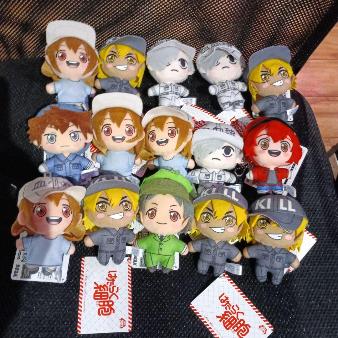 働く細胞ぬいぐるみまとめ売り