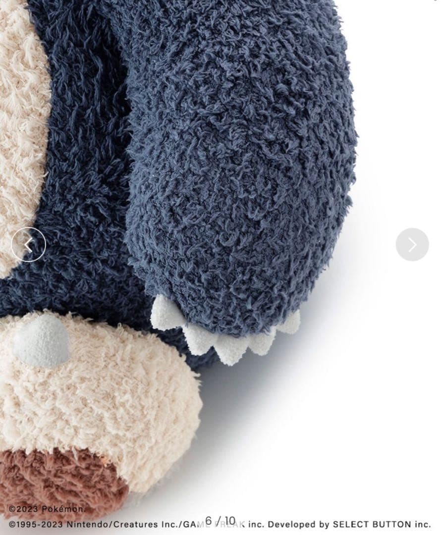 gelato pique ポケモン スリープ カビゴン クッション ジェラピケ