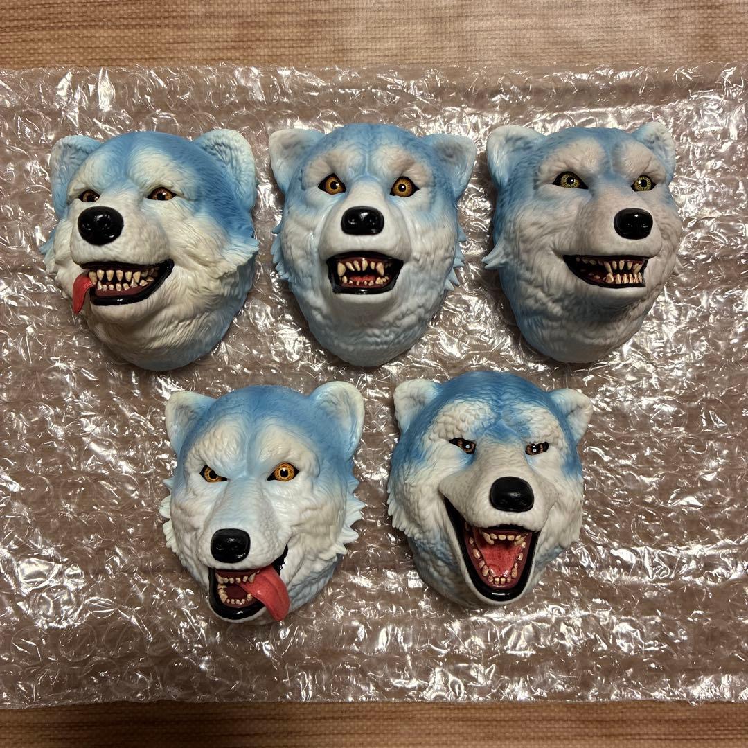 マンウィズ　一番くじ　MAN WITH　H賞　フェイスマグネット　5種　コンプ