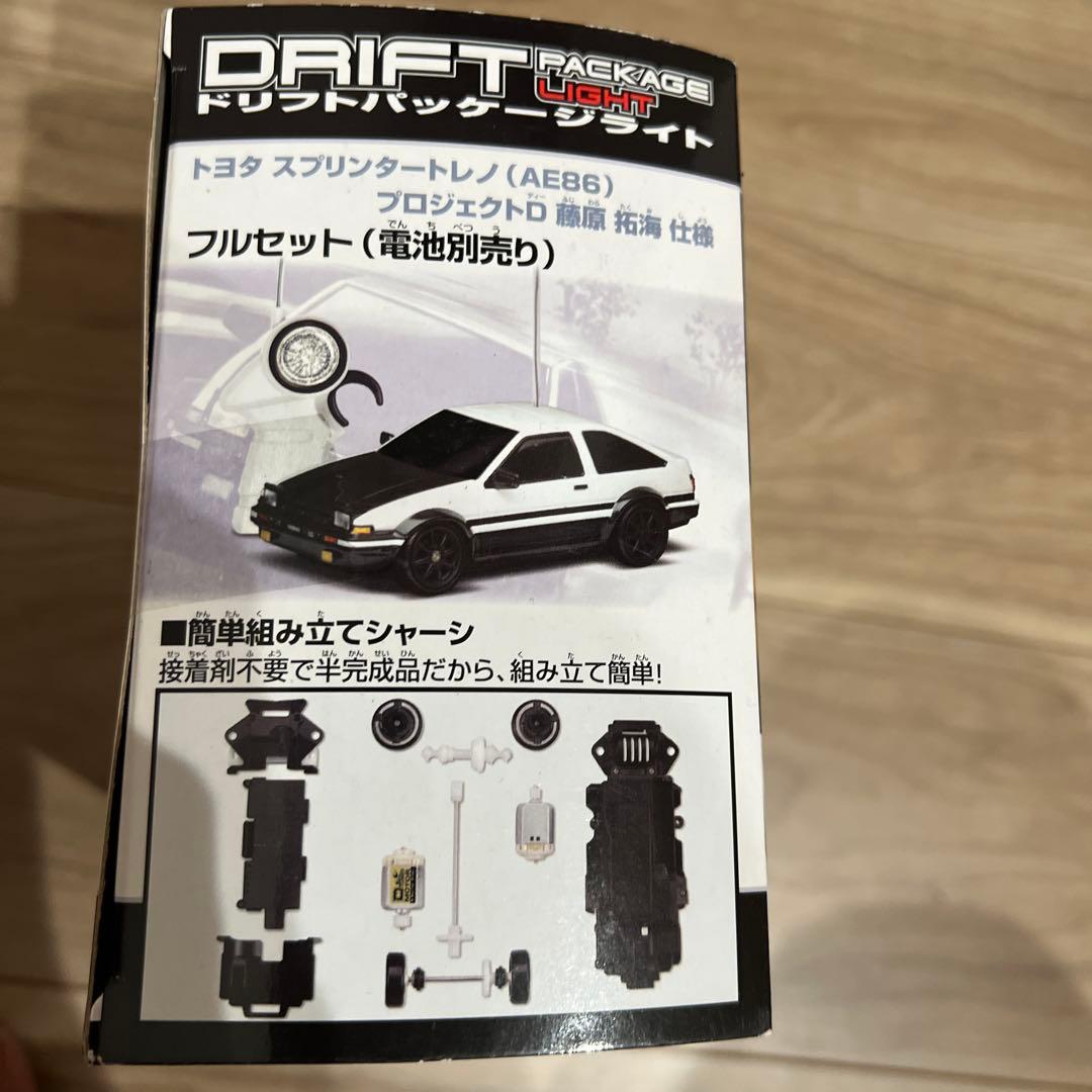 タカラトミー　ドリフトパッケージライト トヨタスプリンタートレノ　サイン付き