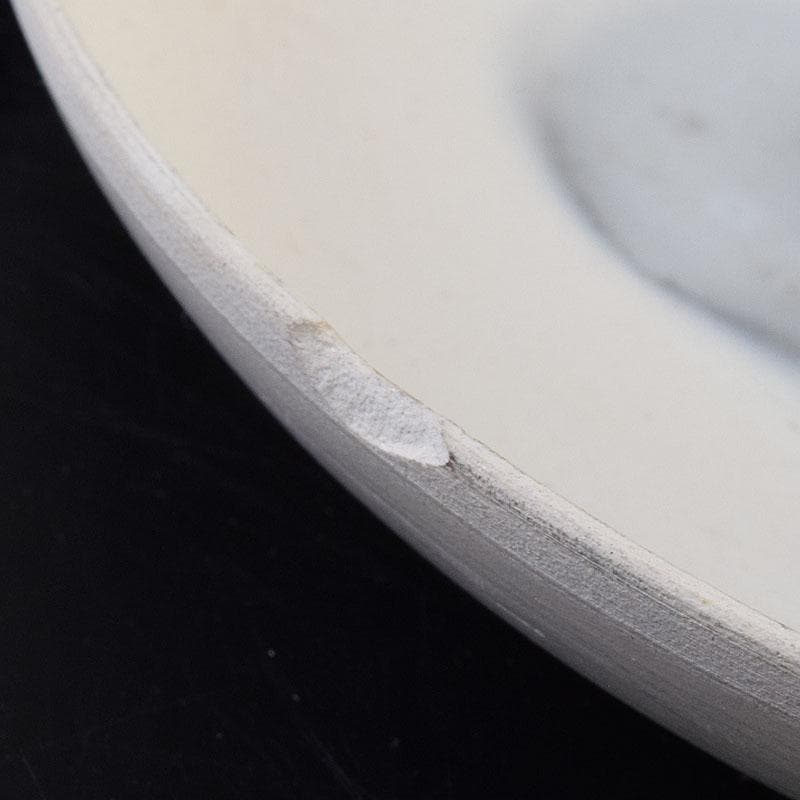 深草焼　染付　四ッ盃　明治期　時代箱　N　R9296