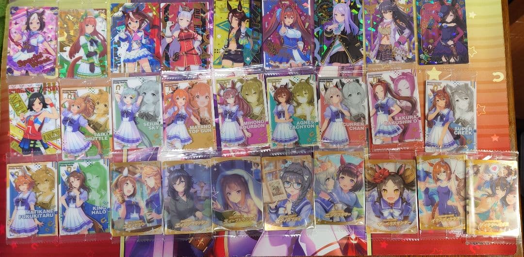 ウマ娘　ツインウェハース　R1〜R4コンプセット(写真4 枚