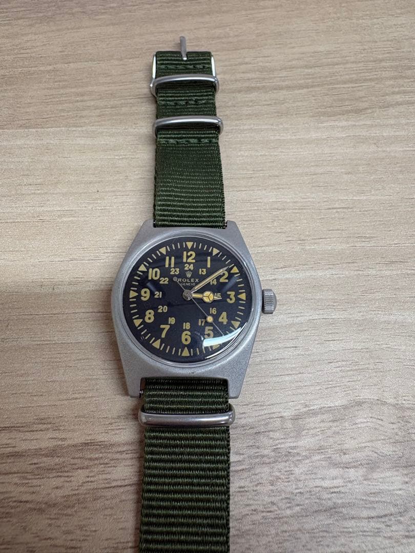ミリタリーウォッチ　ロレックス　アンティーク　手巻き時計